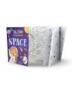 Igloo Books Glow Colouring Space Book